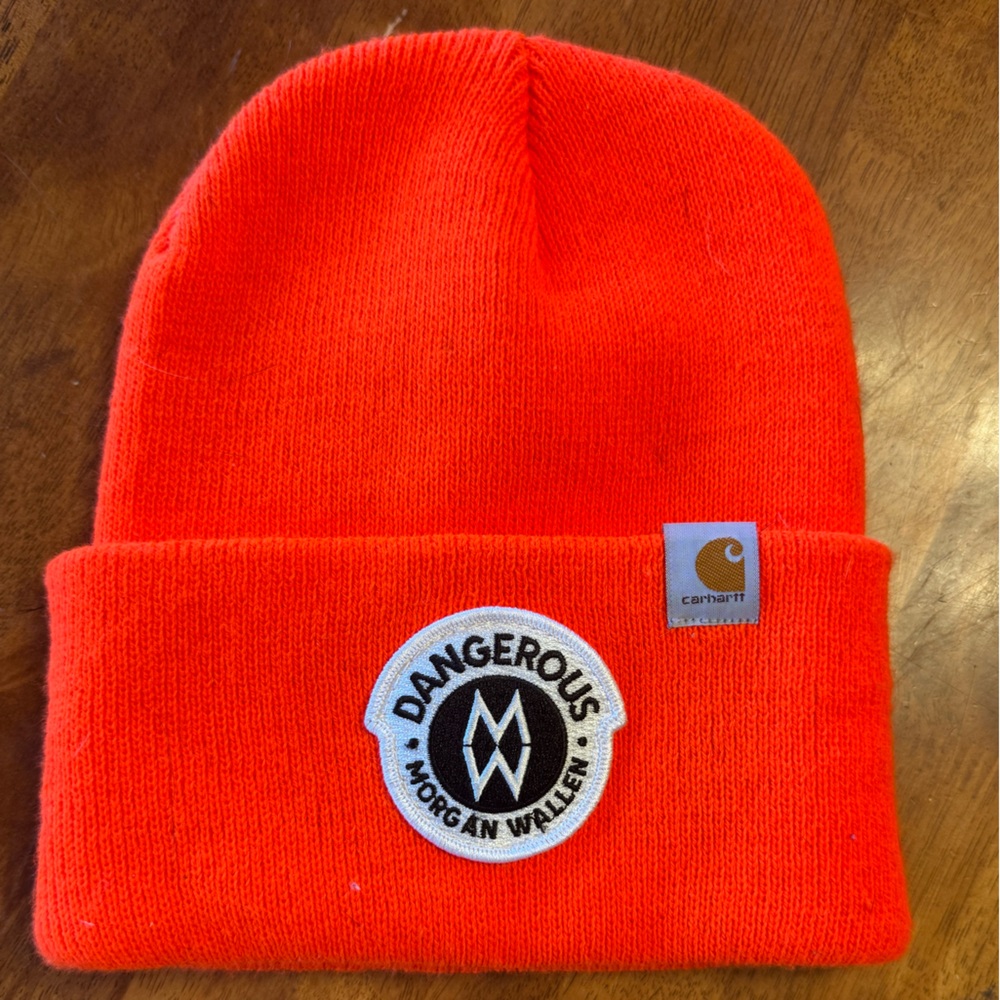 Carhartt Orange Beanie - Morgan Wallen - Dangerous, worn once!